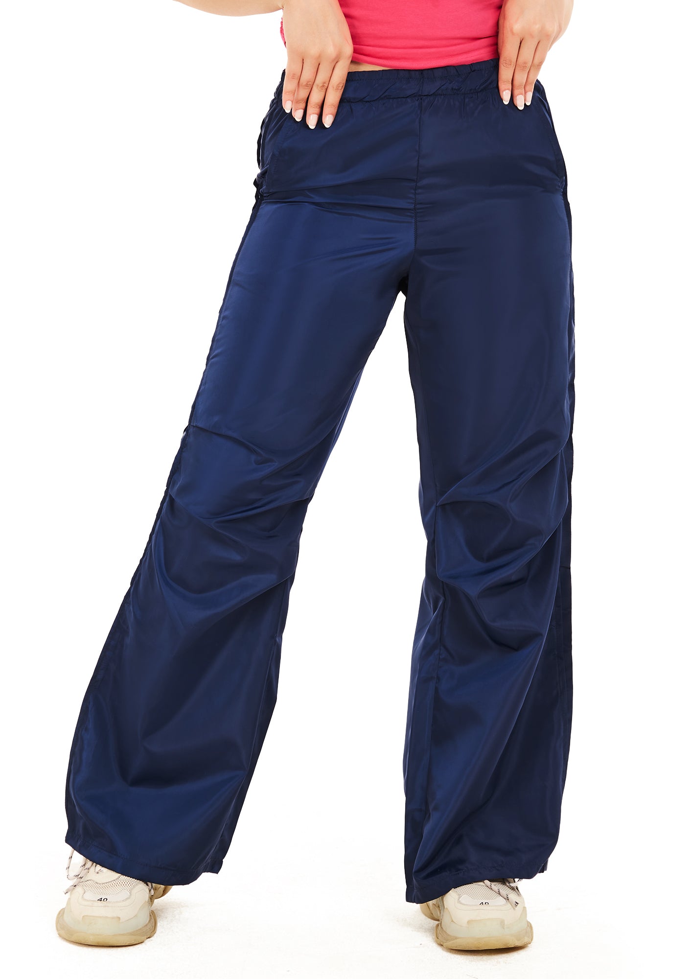 D-Blue parachute pant